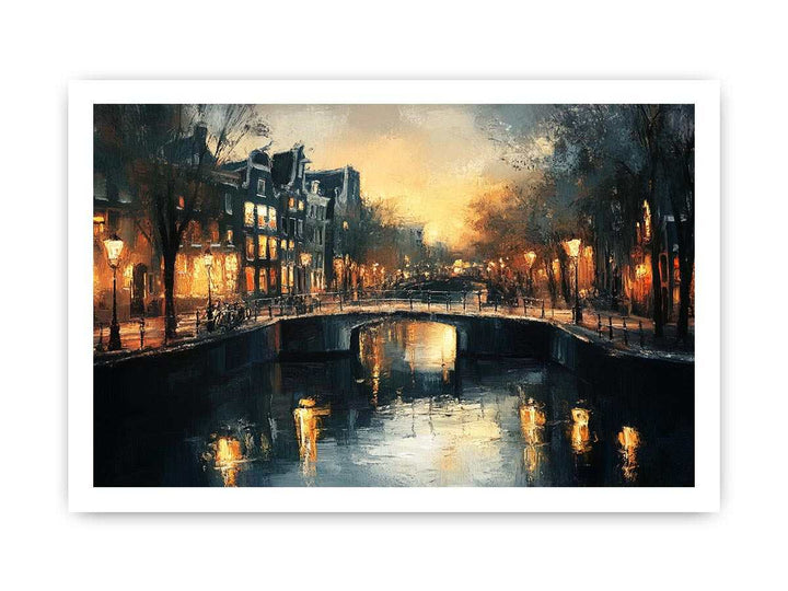 Amsterdam III Canvas Painting 