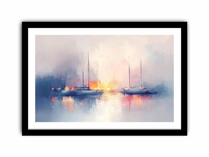 Harbour Canvas Painting 