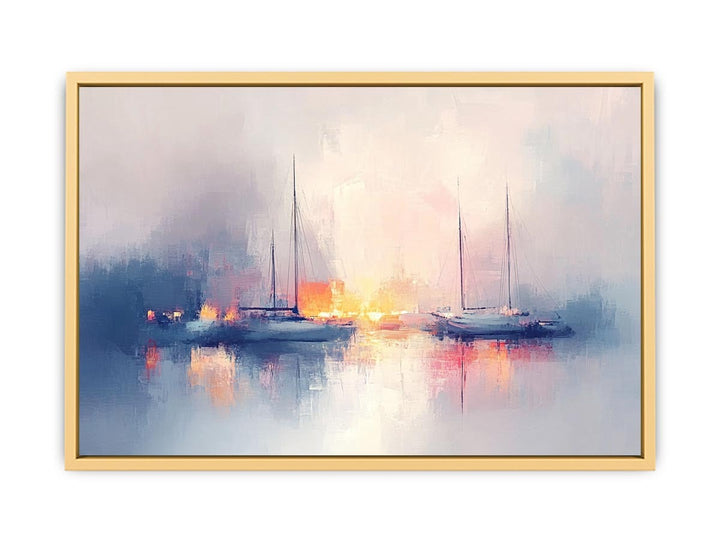 Harbour Canvas Painting 