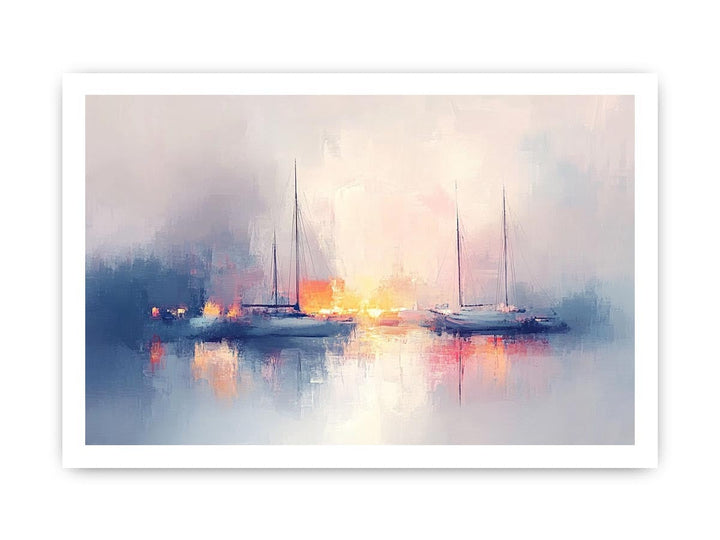 Harbour Canvas Painting 