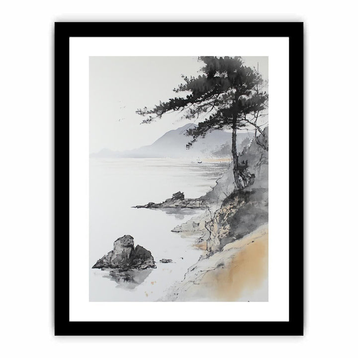 Beach Tree Canvas Painting 