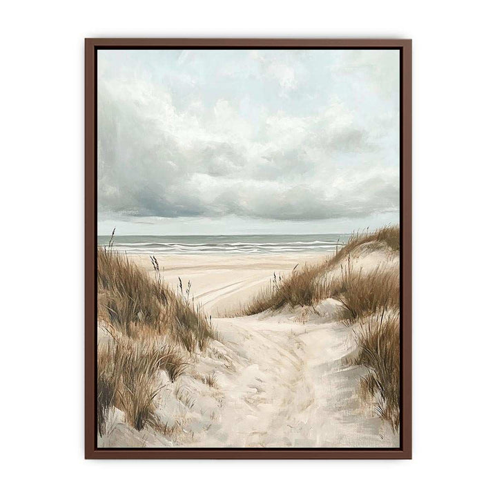 Beach Path IV Canvas Painting 