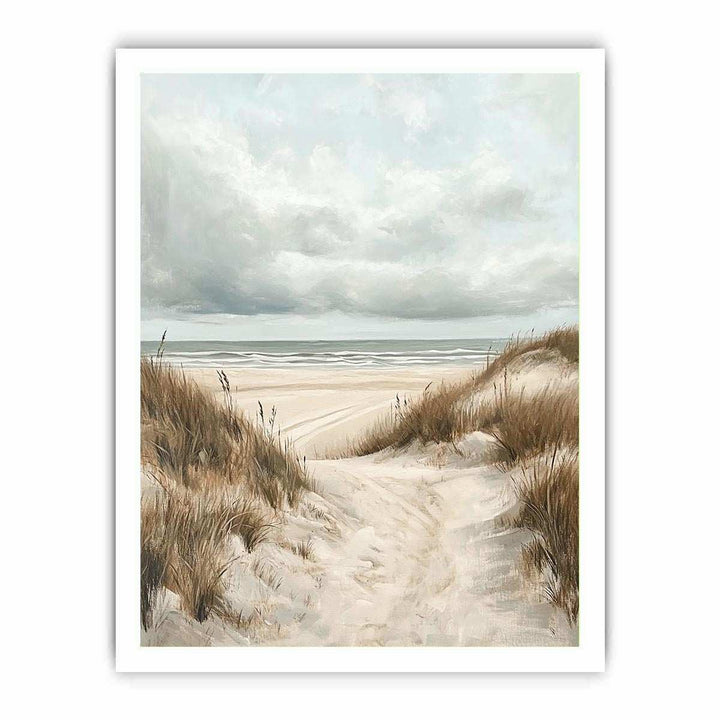 Beach Path IV Canvas Painting 