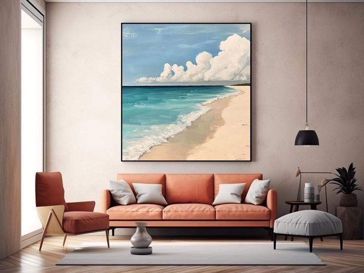 Neutral beach Painting 