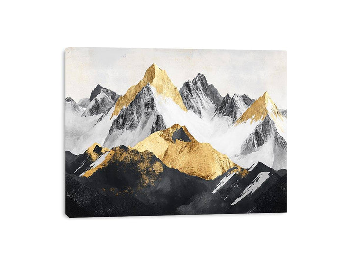 Mountain Range Canvas Painting 