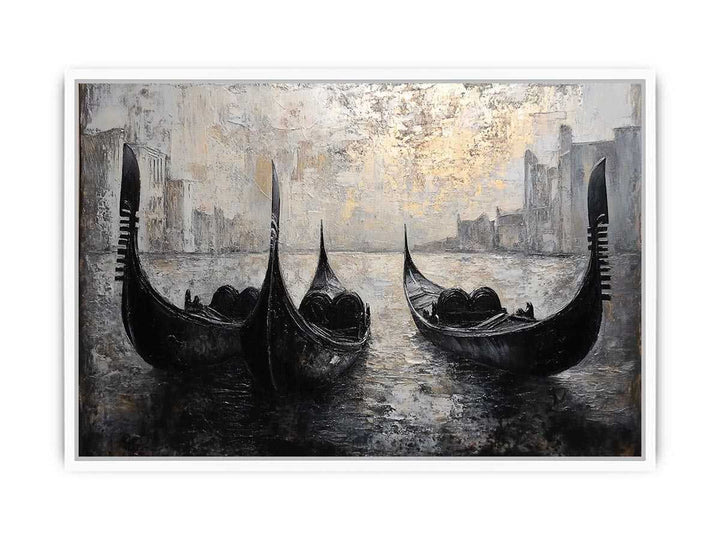 Gondolas Canvas Painting 