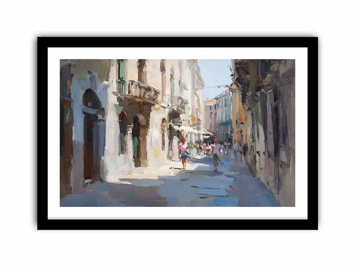 Venice Streets Canvas Painting 