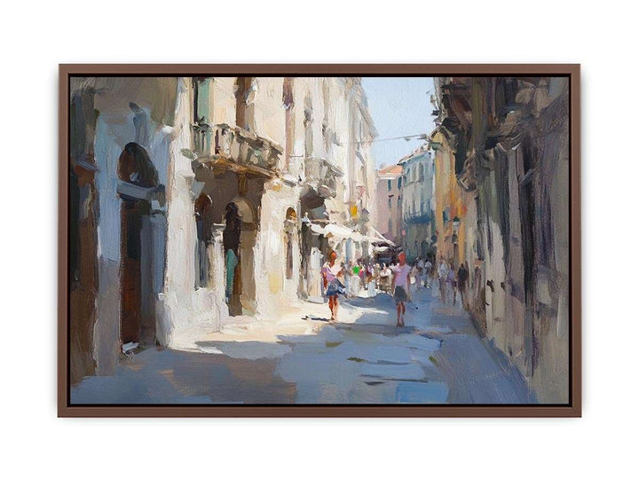 Venice Streets Canvas Painting 