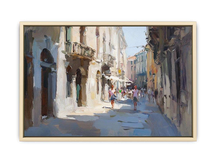 Venice Streets Canvas Painting 