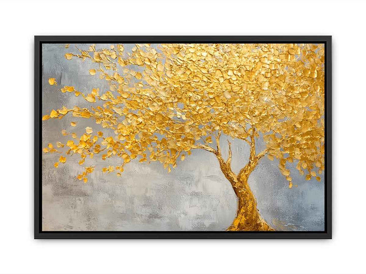 Golden Tree II Canvas Painting 