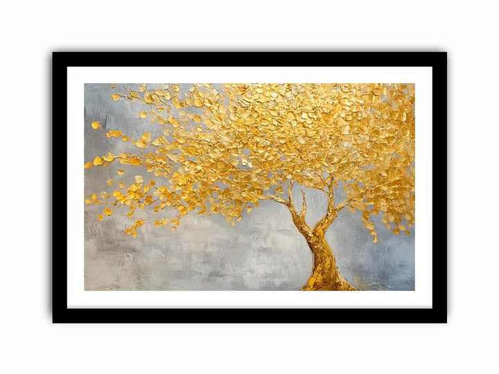 Golden Tree II Canvas Painting 