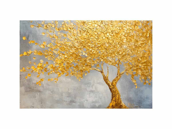 Golden Tree II Oil Painting 