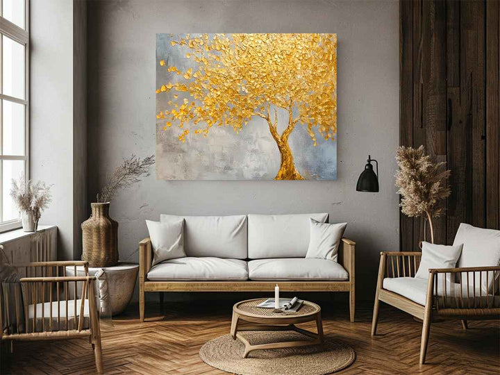 Golden Tree II Painting 