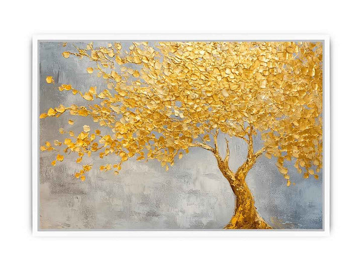 Golden Tree II Canvas Painting 