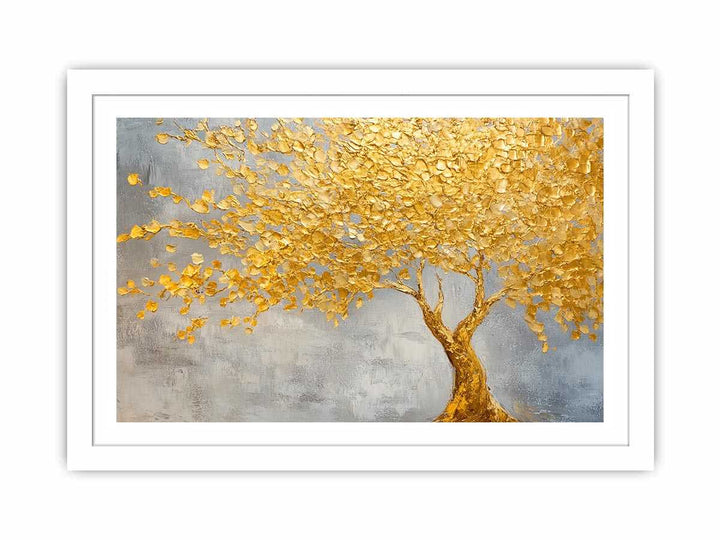 Golden Tree II Canvas Painting 