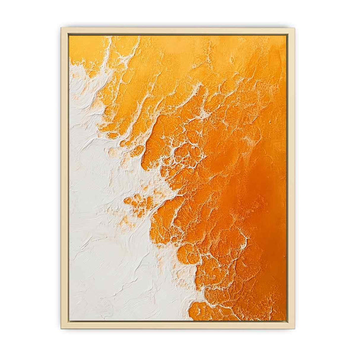 Orange beach Canvas Painting 