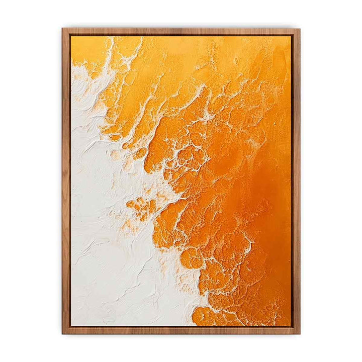 Orange beach Canvas Painting 