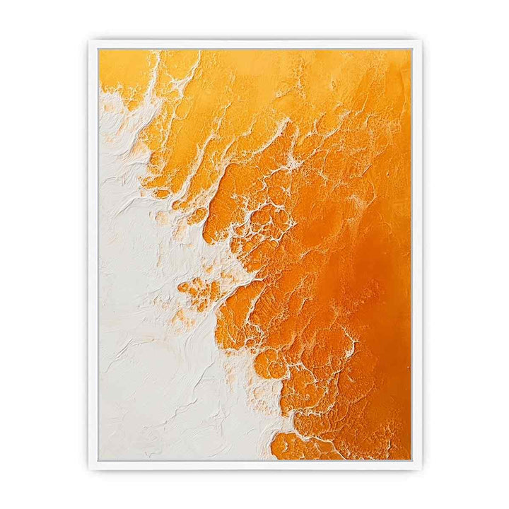 Orange beach Canvas Painting 