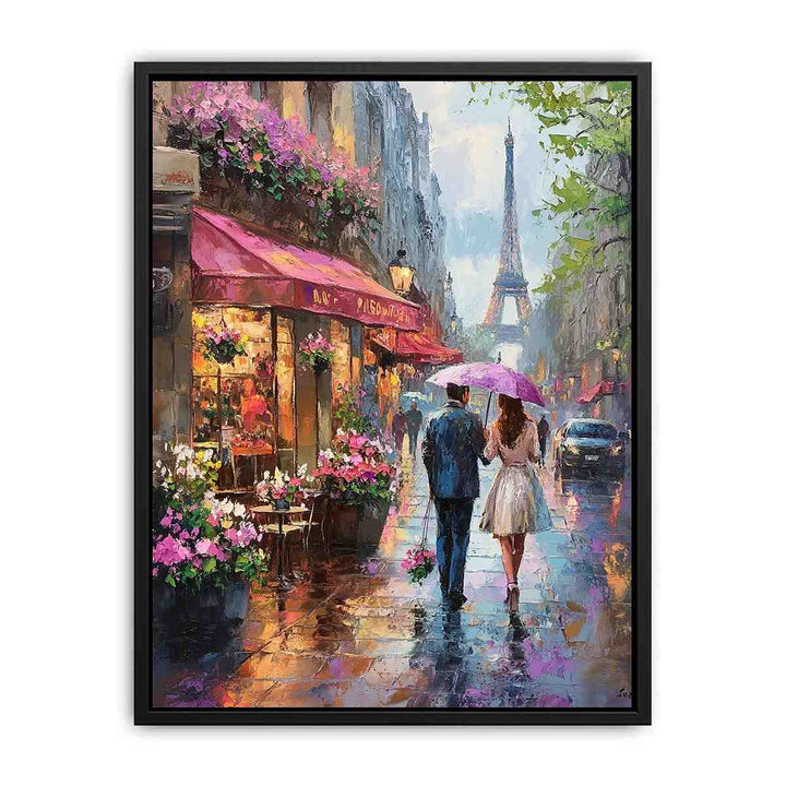 Paris street II Canvas Painting 