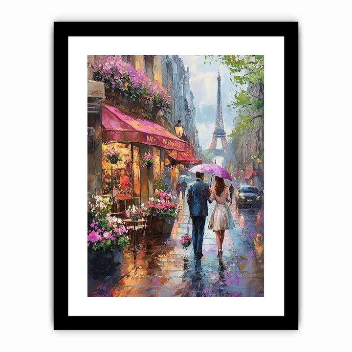 Paris street II Canvas Painting 