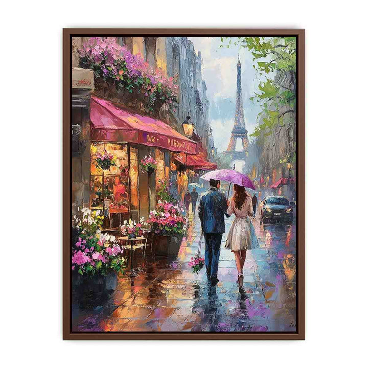 Paris street II Canvas Painting 