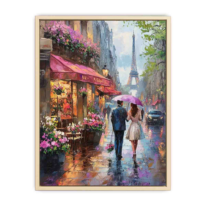 Paris street II Canvas Painting 