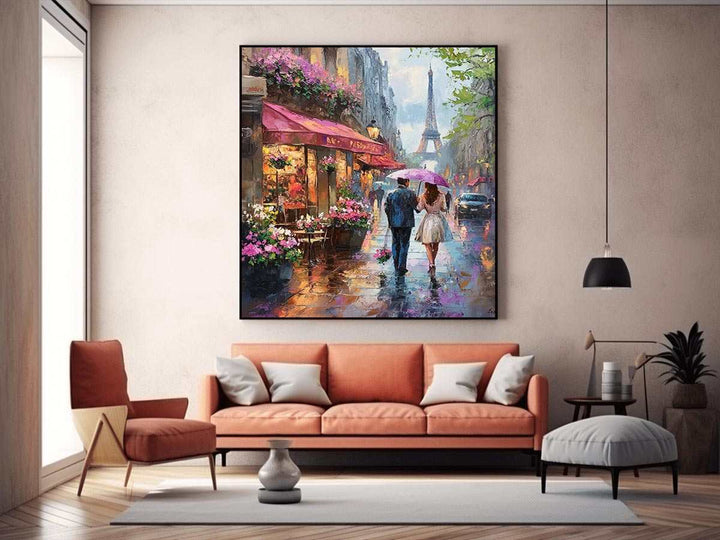 Paris street II Painting 