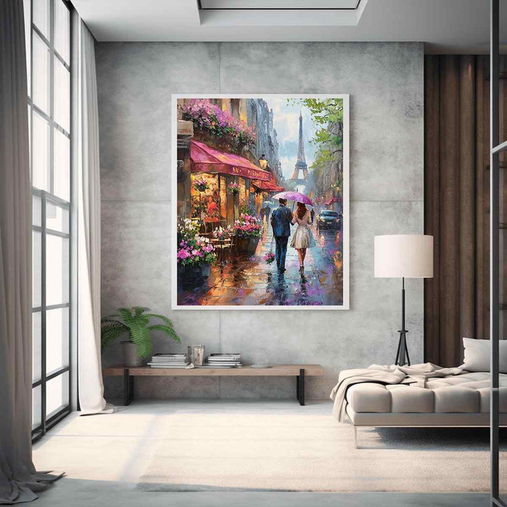 Paris street II Canvas Painting 