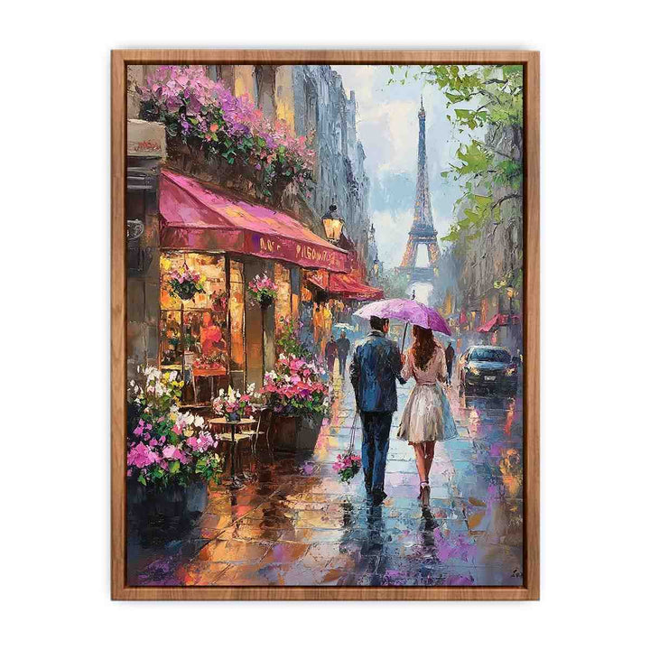 Paris street II Canvas Painting 