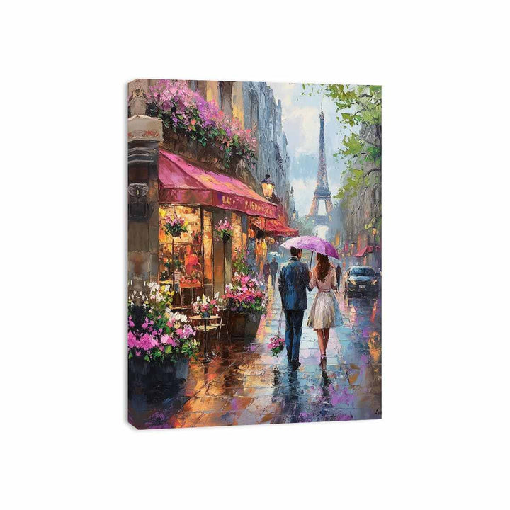 Paris street II Canvas Painting 