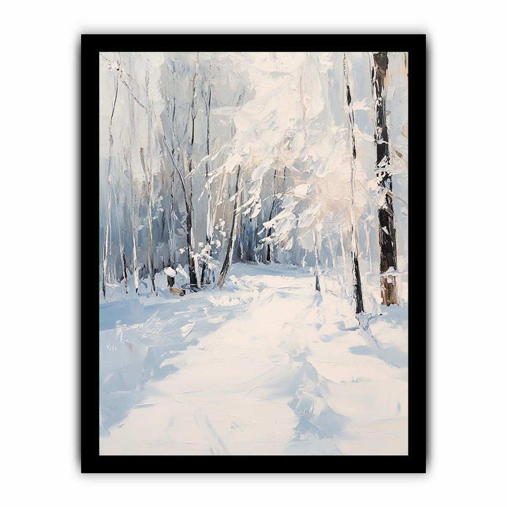 Snow Patches Canvas Painting 