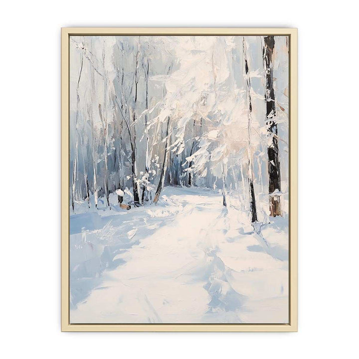 Snow Patches Canvas Painting 