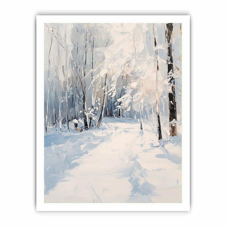 Snow Patches Canvas Painting 