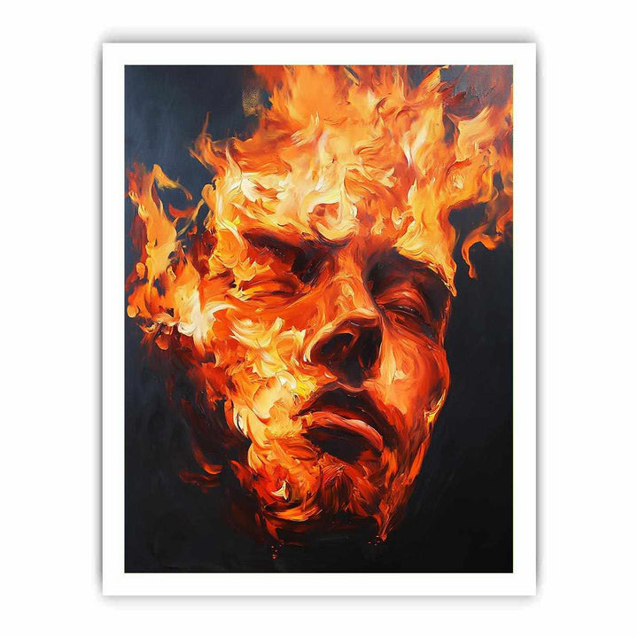 Inner Fire Canvas Painting 