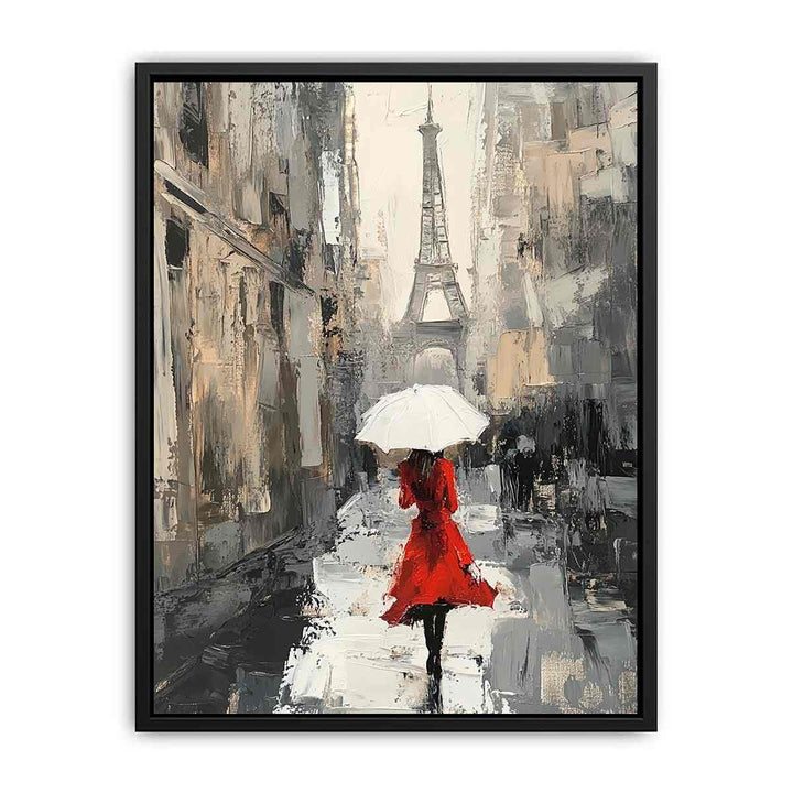 Street Walk Canvas Painting 