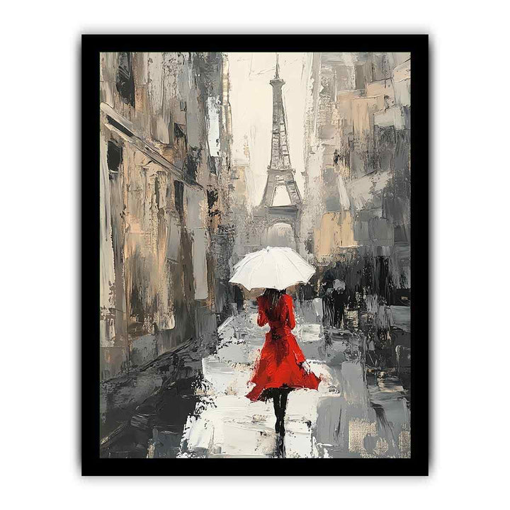 Street Walk Canvas Painting 