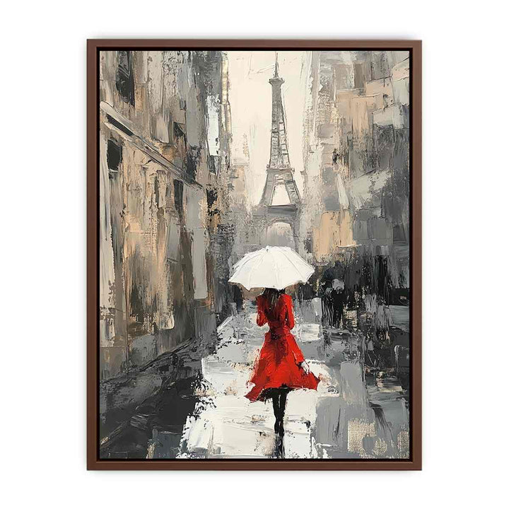 Street Walk Canvas Painting 