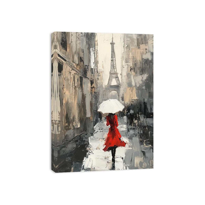 Street Walk Canvas Painting 