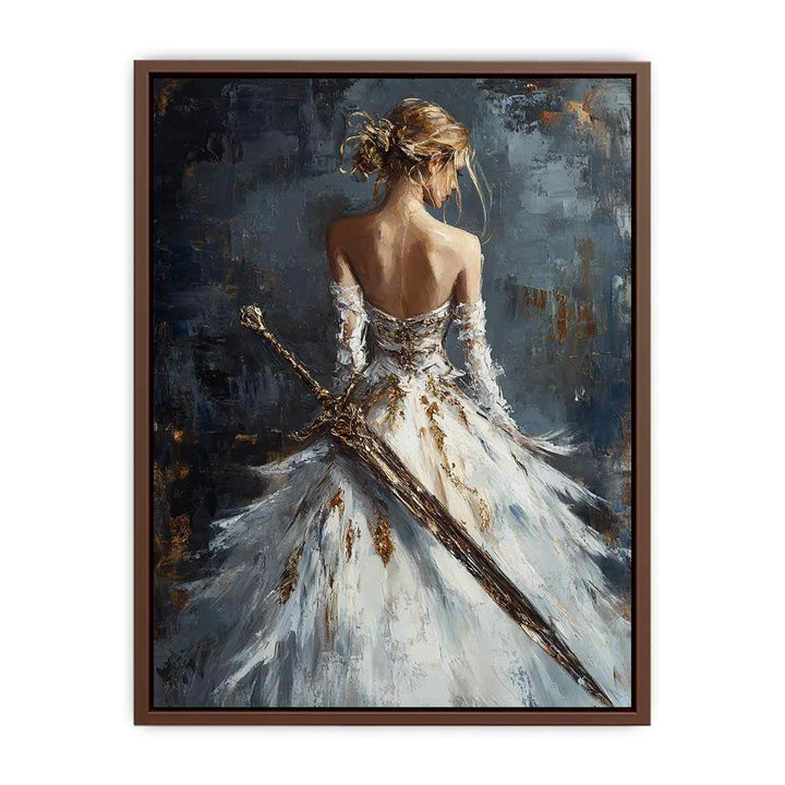 Lady Justice Canvas Painting 