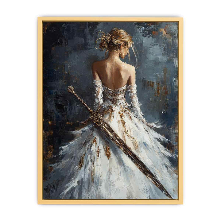 Lady Justice Canvas Painting 