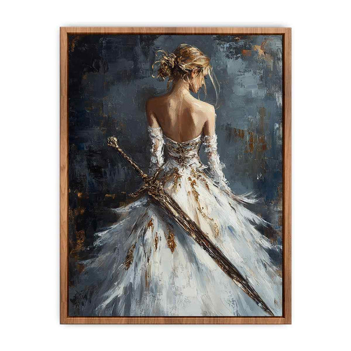 Lady Justice Canvas Painting 