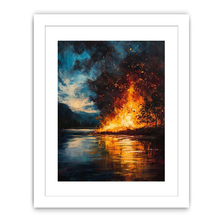 Fire Canvas Painting 