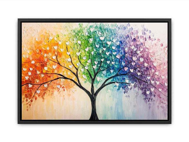 Love Tree Canvas Painting 