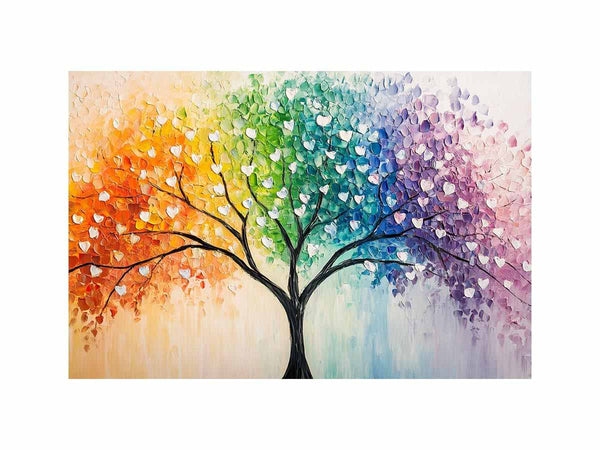 Love Tree Oil Painting 