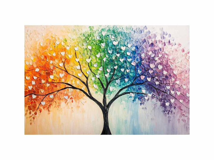 Love Tree Oil Painting 