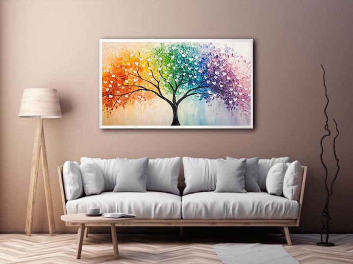 Love Tree Canvas Painting 