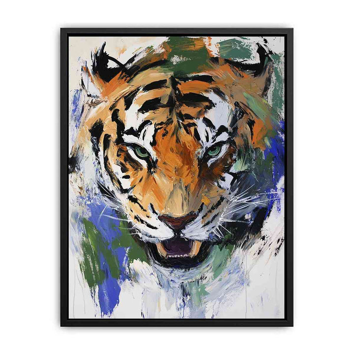 Tiger Canvas Painting 