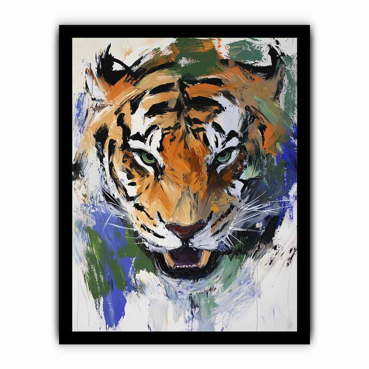 Tiger Canvas Painting 