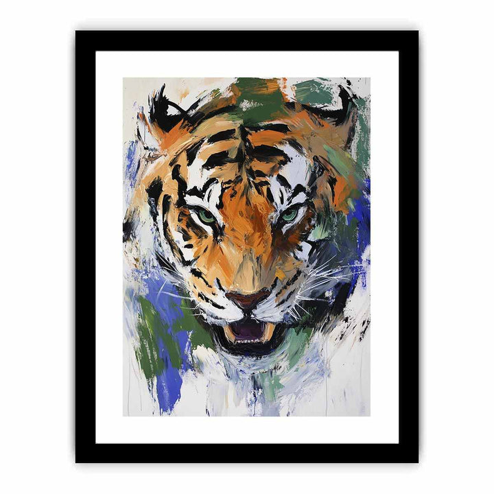 Tiger Canvas Painting 