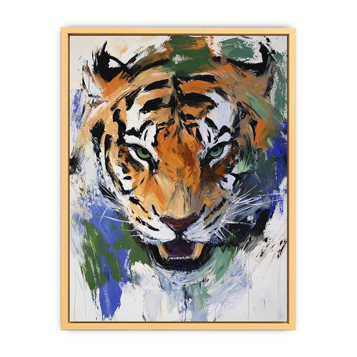 Tiger Canvas Painting 